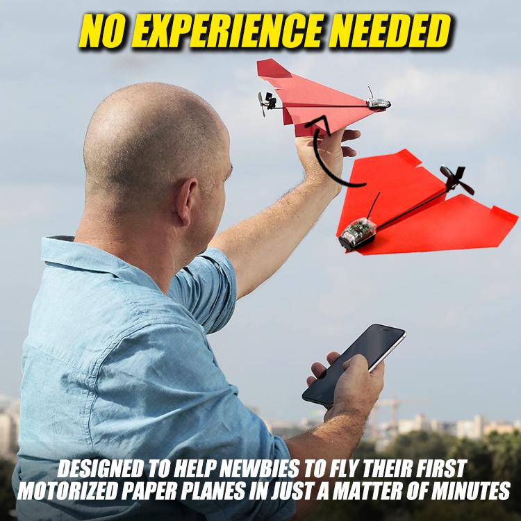 FlySmart Smartphone-Controlled Paper Airplane