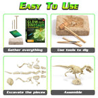 SidePlay Glowing Dino Excavation Kit
