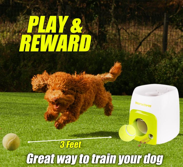 PetGame Automatic Fetch Ball and Feed Launcher