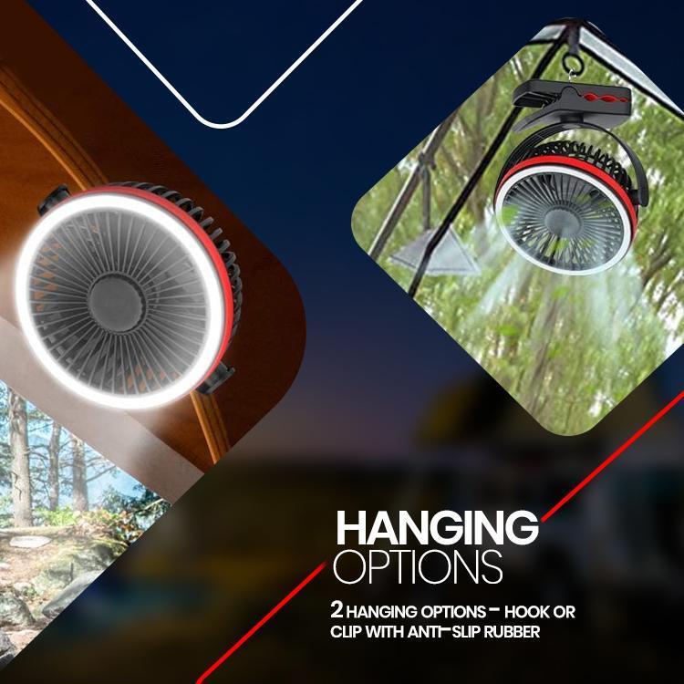 Clip-on Camping Fan™ LED Light
