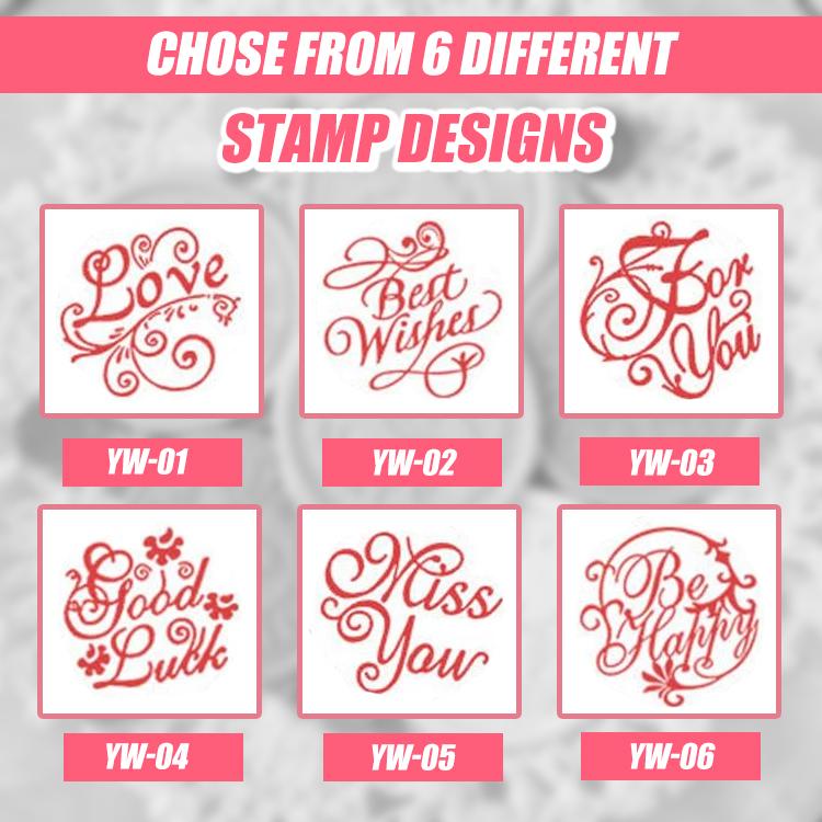 Pick-A-Card Macaron Custom Wax Seal Stamps