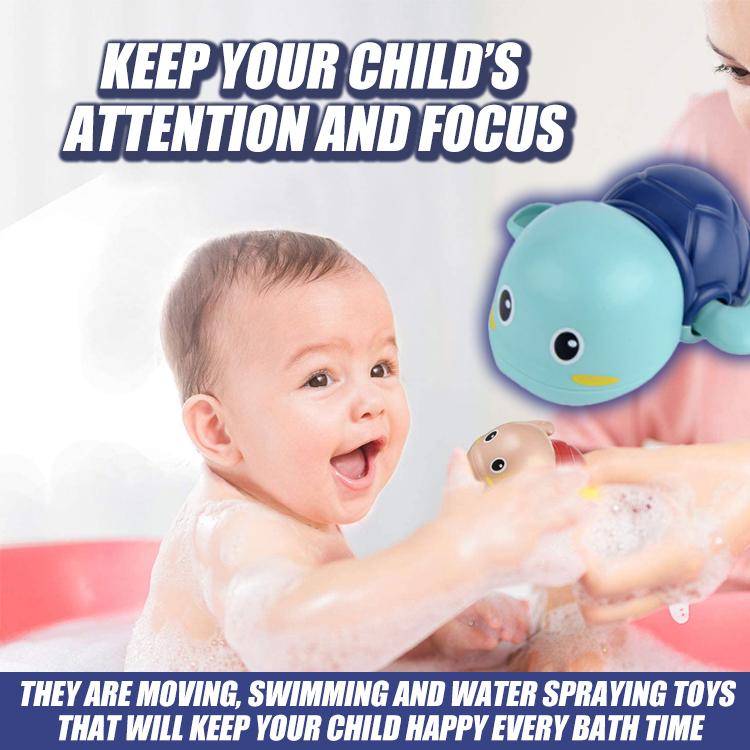 Cutesy Animal Clockwork Bath Toys