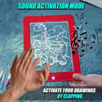 PIXXI 3D Glowing Neon Drawing Tablet