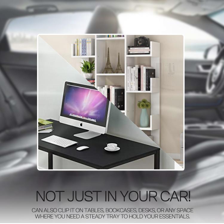 Car Food Tray with Clamp Bracket