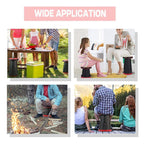 Retractable Outdoor Cylinder Disc Stool