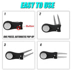 GolfFix Switchable Golf Divot Repair Tool