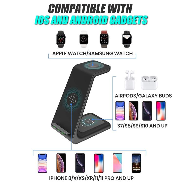 Wowwie 3 In 1 Fast Wireless Charger
