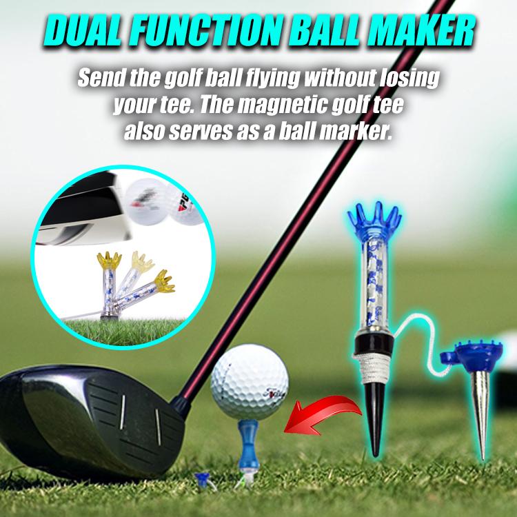 PinWheel Flexible Magnetic Plastic Golf Tees