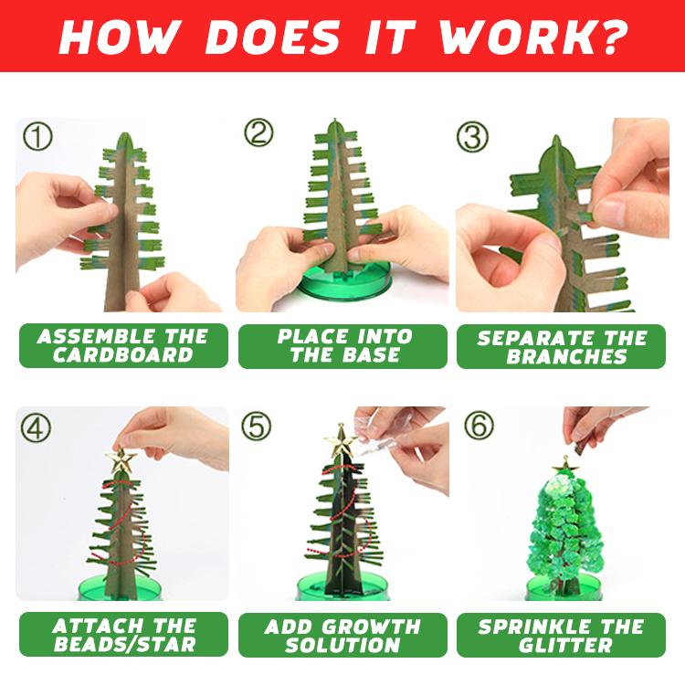 MagiCrystal Mini Growing Christmas Tree