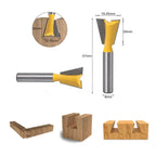 Carbide Dovetail Router Bit Set (5pcs/set)