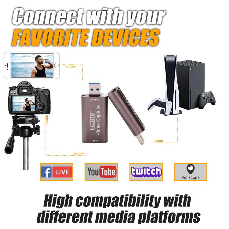 XprtMD HDMI Video Capture USB 3.0 Stick