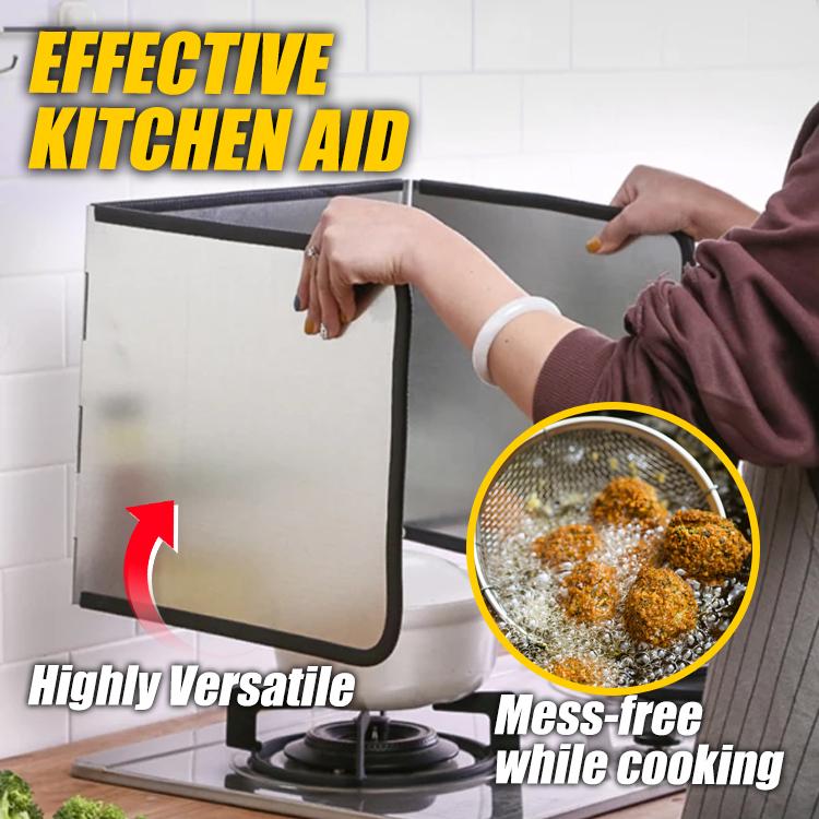 KitchenWise Foldable Anti Splatter Oil Shield