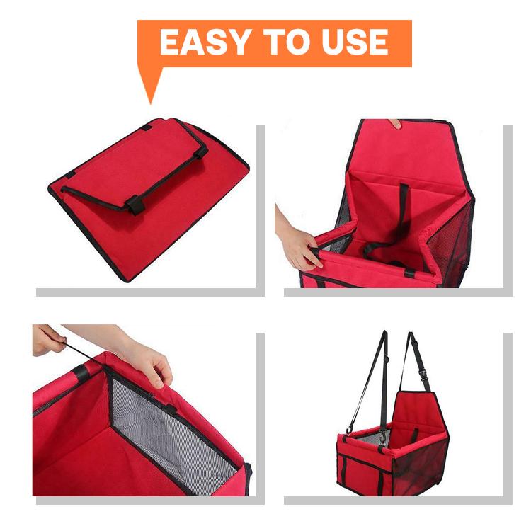 Dog Car Mesh Carrier Seat