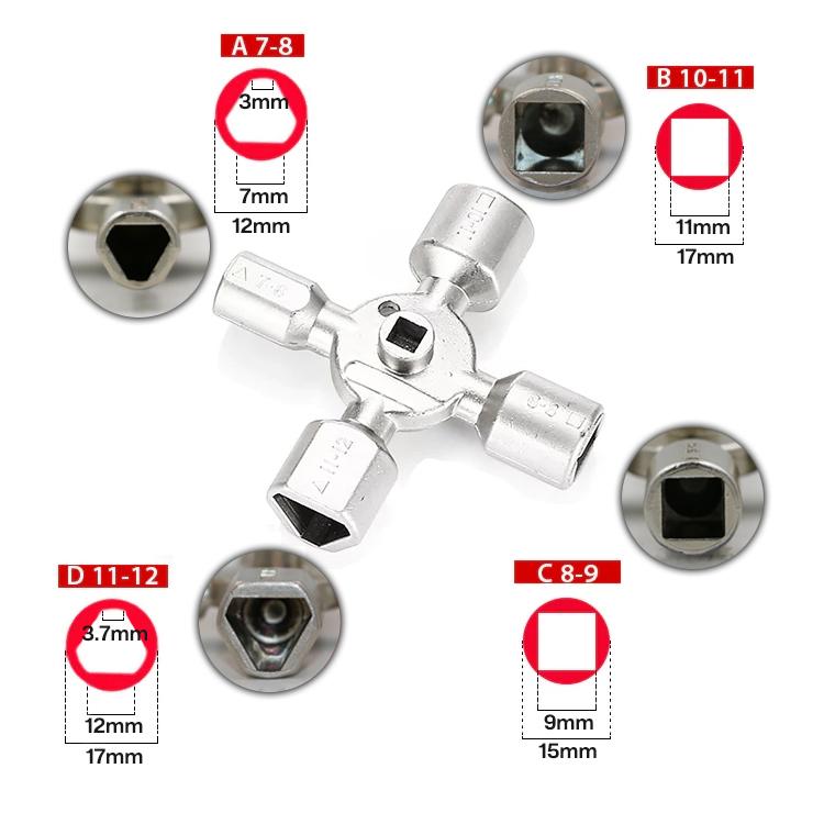 HMEB 10-in-1 Multifunction Cross Switch Key Wrench