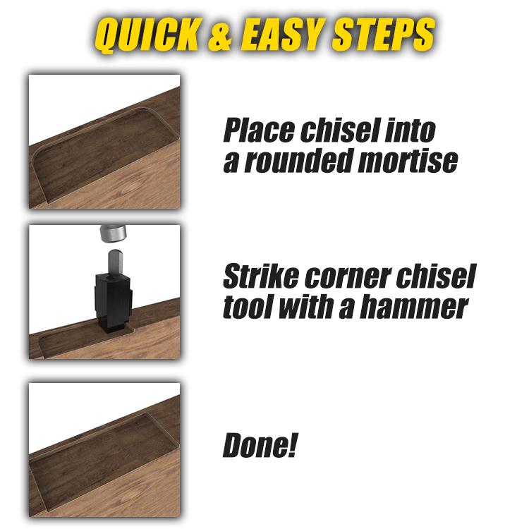 FixU Square Hinge Corner Chisel Tool