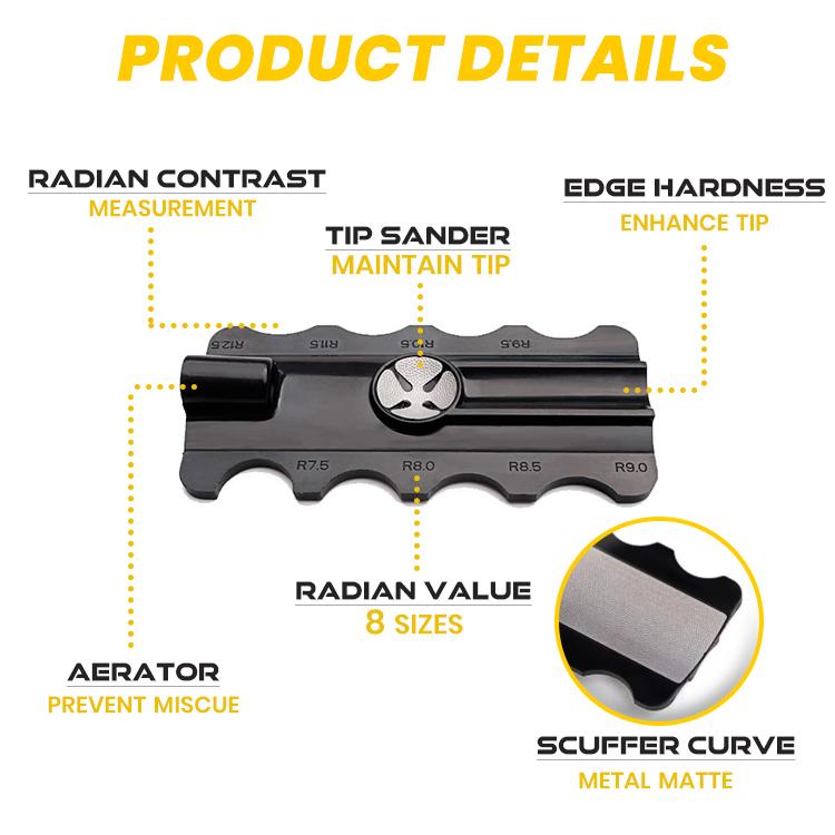 CueCare 5-in-1 Snooker Cue Trimmer Tool