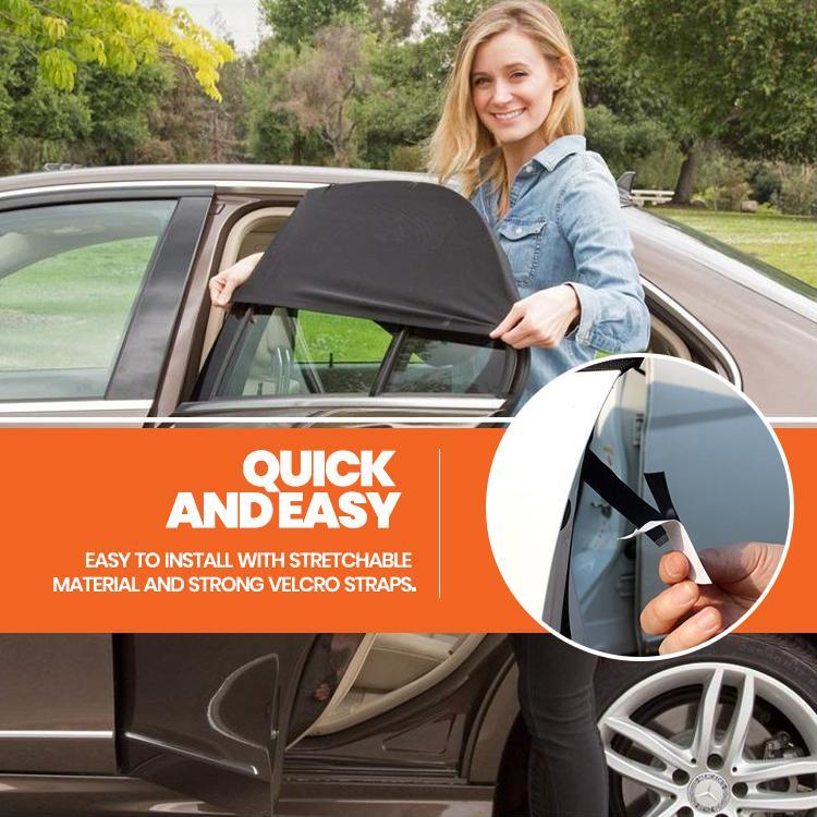 Car Door Window Mesh Sunshade