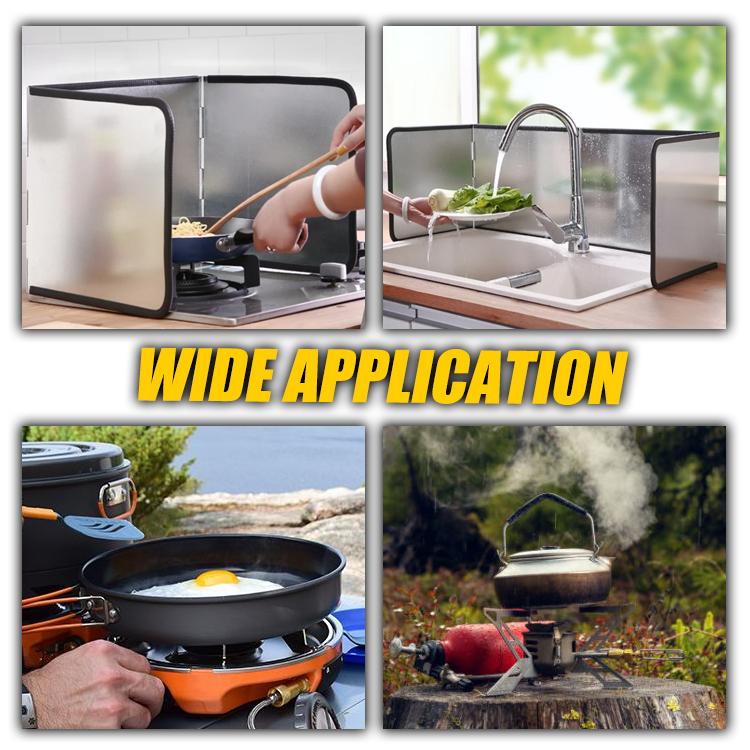 KitchenWise Foldable Anti Splatter Oil Shield
