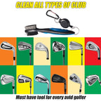 GolfBox Golf Club Brush and Groove Cleaner