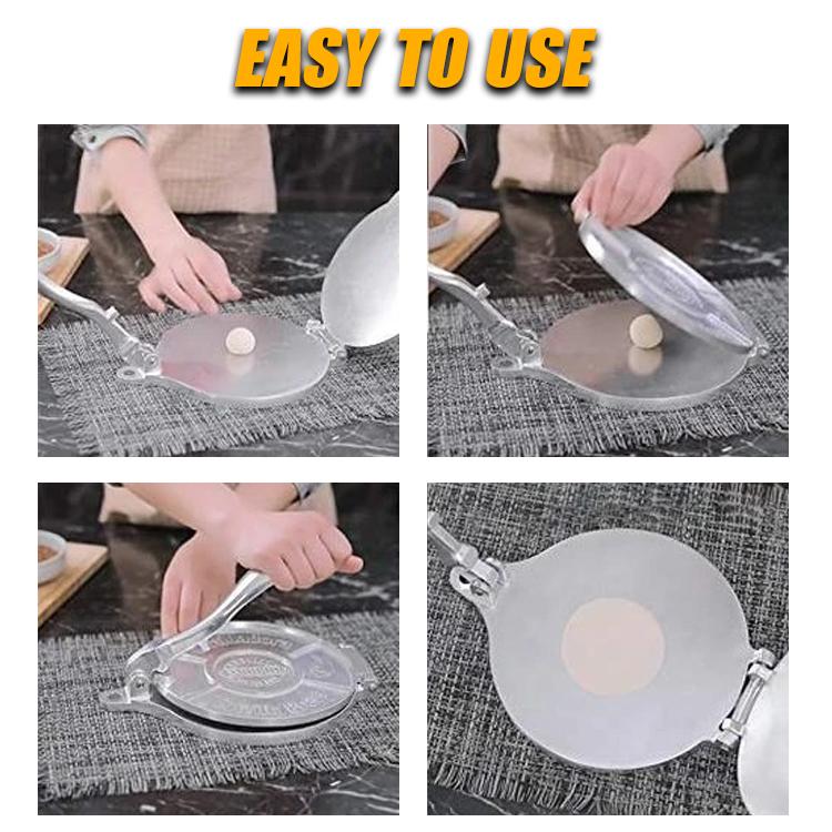 FastCook Stainless Steel Tortilla Press