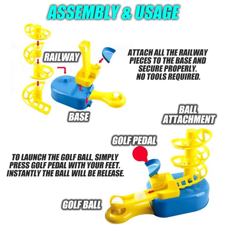 GrowingUp Children's Automatic Golf Ball Machine