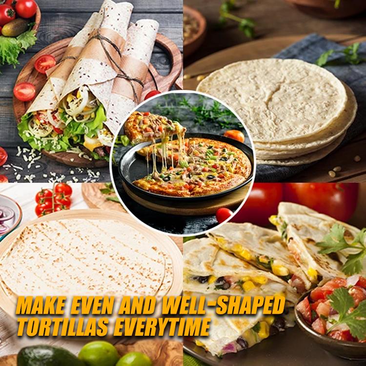 FastCook Stainless Steel Tortilla Press