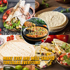 FastCook Stainless Steel Tortilla Press