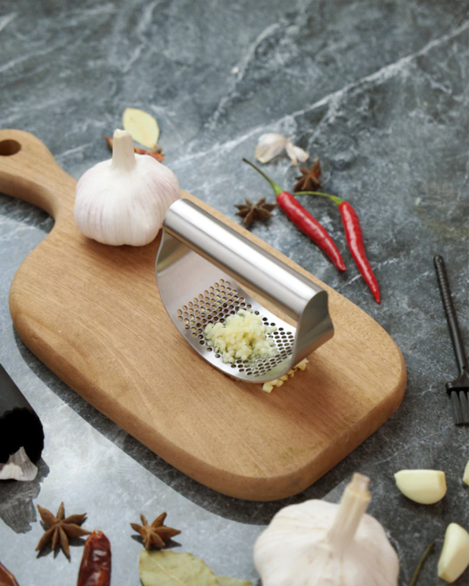 Magic Press™ Stainless Steel Garlic Press