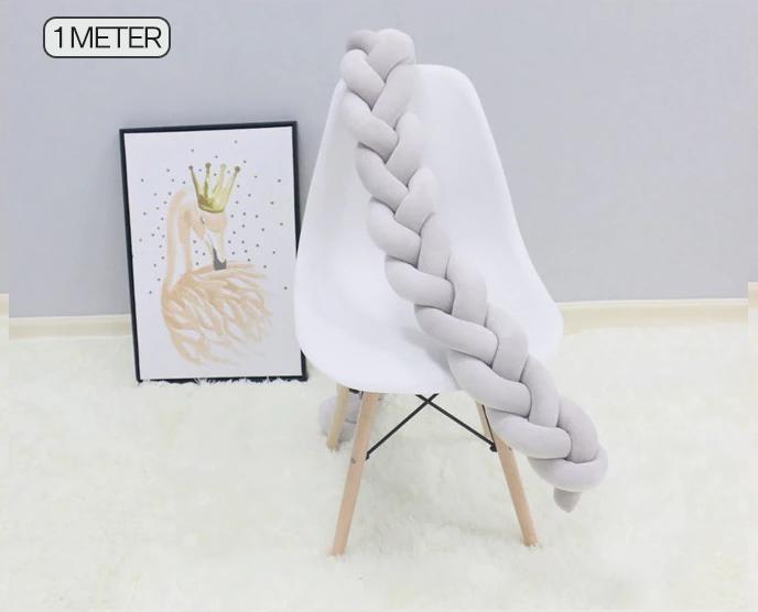 Braided Baby Crib Bumper