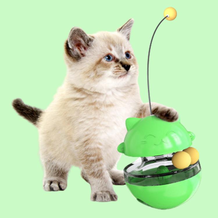 Interactive Track Ball Cat Feeder