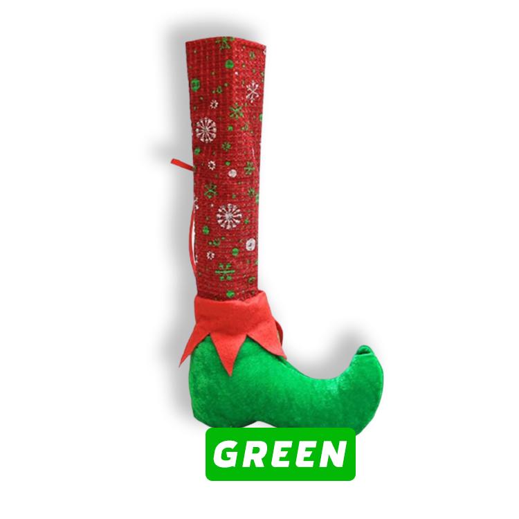 JollyMiinx Christmas Table Chair Leg Cover