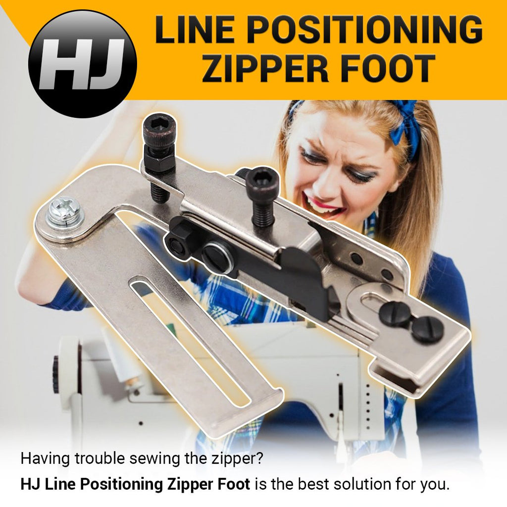 HJ Line Positioning Zipper Foot