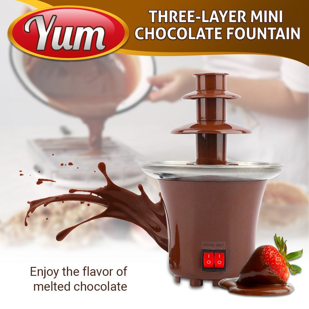YUM™️ Three-layer Mini Chocolate Fountain