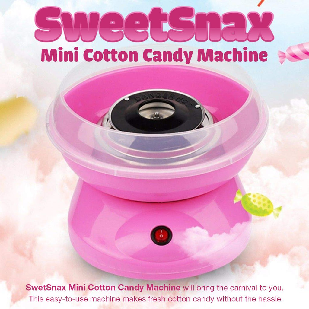 SweetSnax™️ Mini Cotton Candy Machine