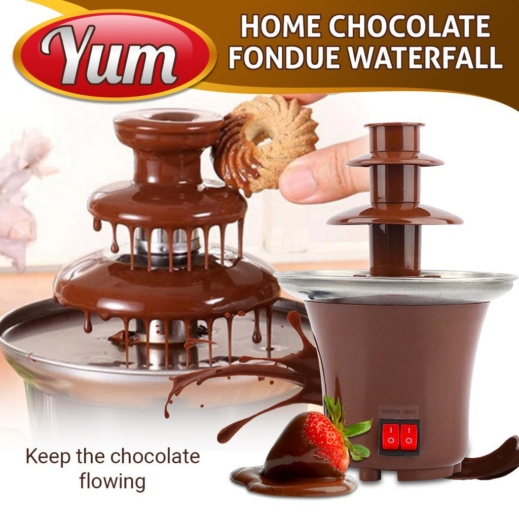 YUM™️ Three-layer Mini Chocolate Fountain