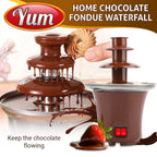 YUM™️ Three-layer Mini Chocolate Fountain