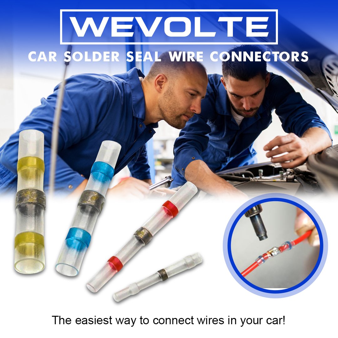 WeVolte Waterproof Solder Seal Wire Connectors