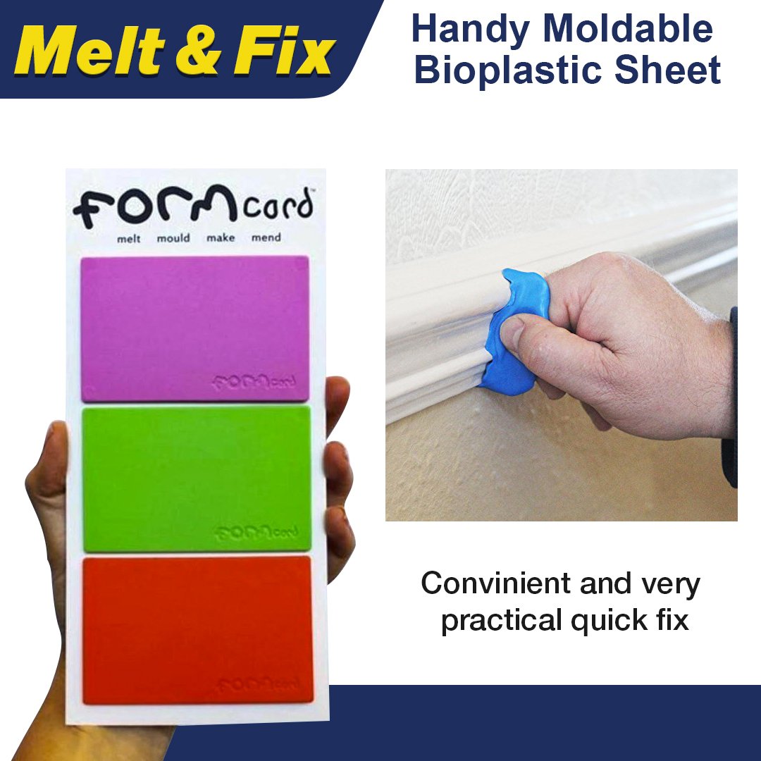 Melt & Fix Handy Moldable Bioplastic Sheet