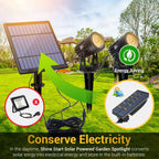 ShineStart Solar Powered Garden Spotlight