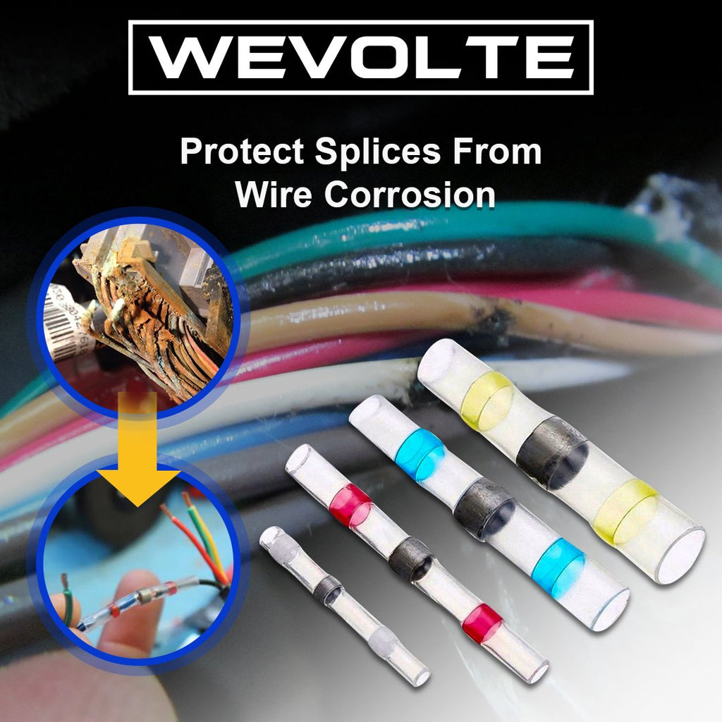 WeVolte Waterproof Solder Seal Wire Connectors