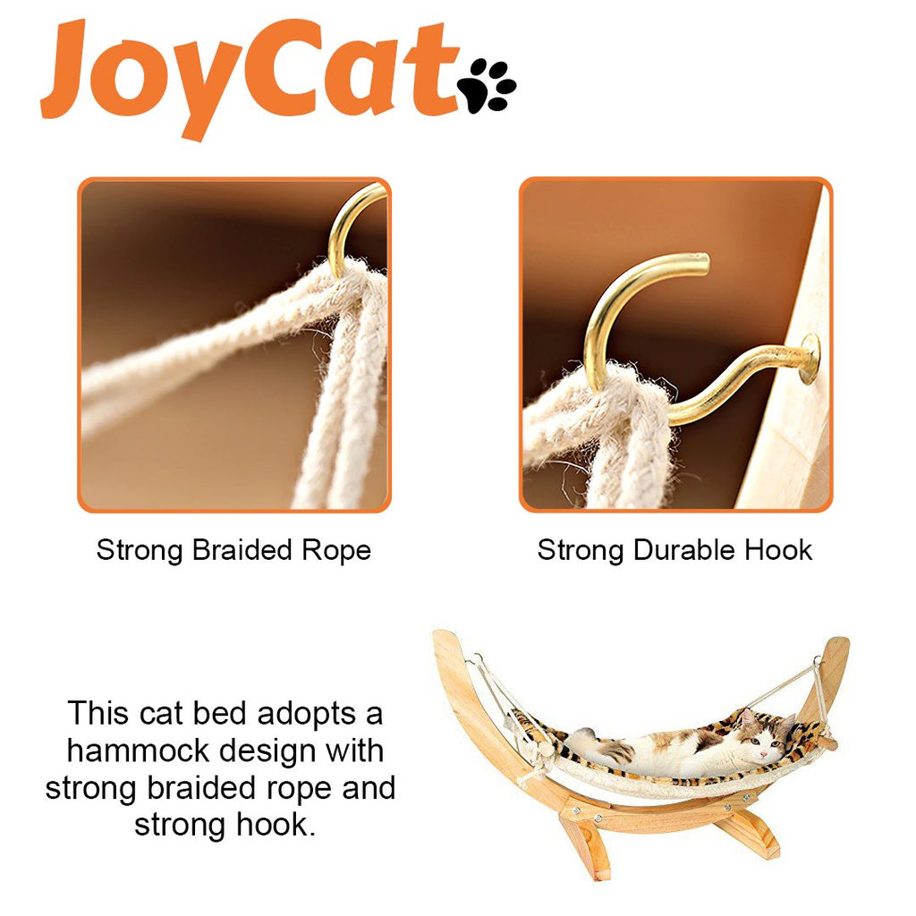 JOYCAT Modern Wood Cat Hammock