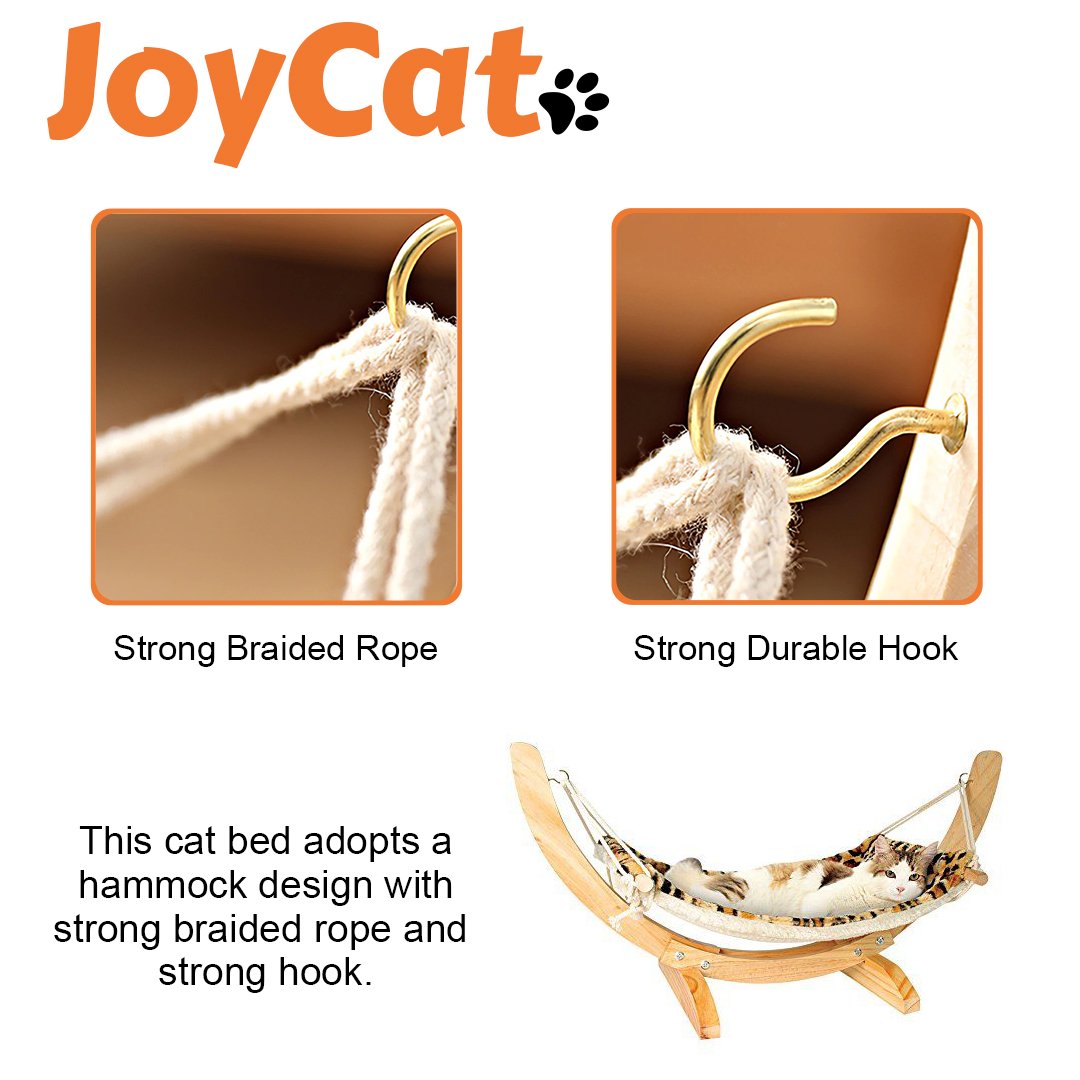 JOYCAT Modern Wood Cat Hammock