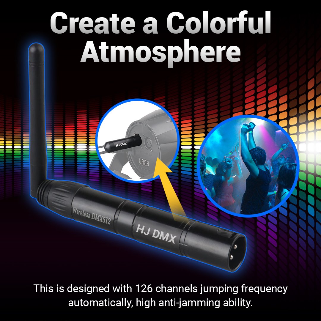 HJ DMX Transmitter Disco Lights