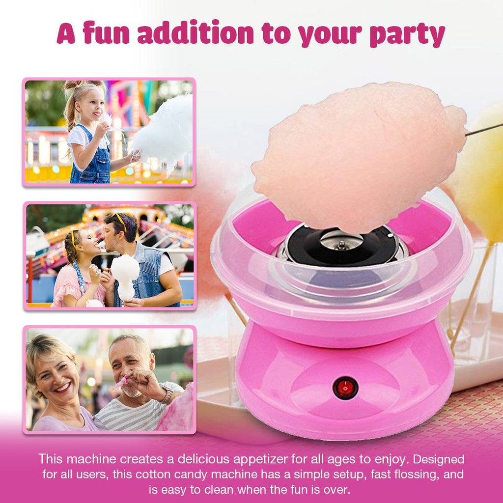 SweetSnax™️ Mini Cotton Candy Machine