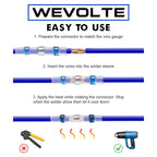 WeVolte Waterproof Solder Seal Wire Connectors