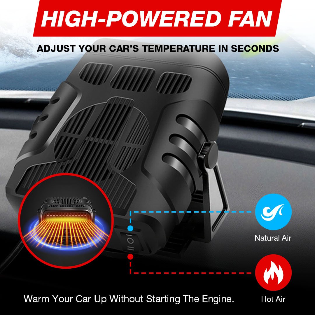 CZ 360° Portable Car Heater & Cooling Fan