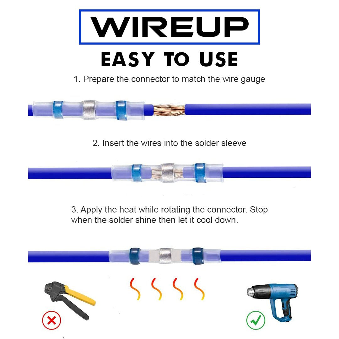 WireUp Heat Shrink Wire Connectors