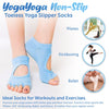 YogaYoga Non-Slip Toeless Yoga Slipper Socks