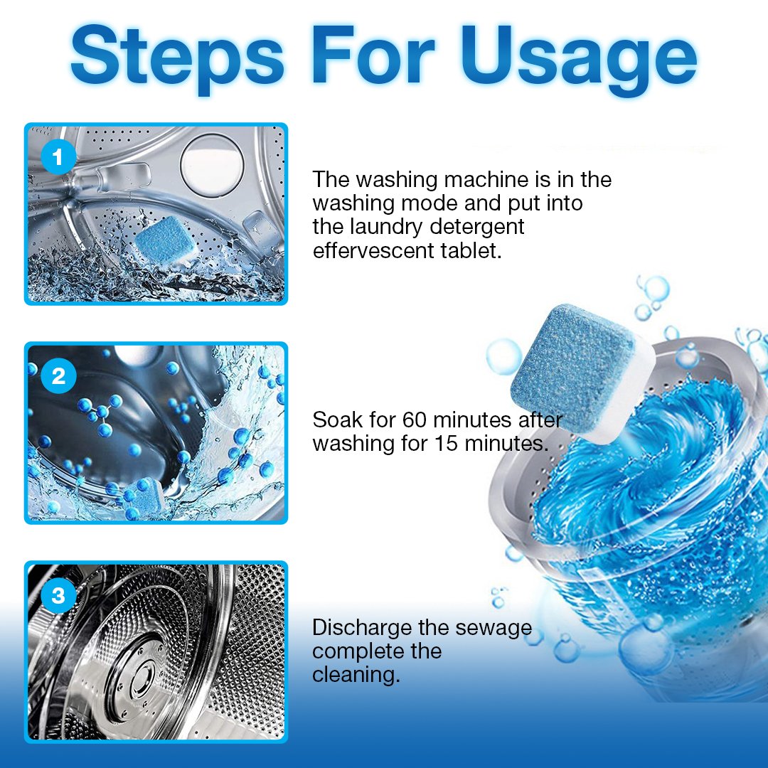 WashBuddy Washer Deep Cleaning Tablet