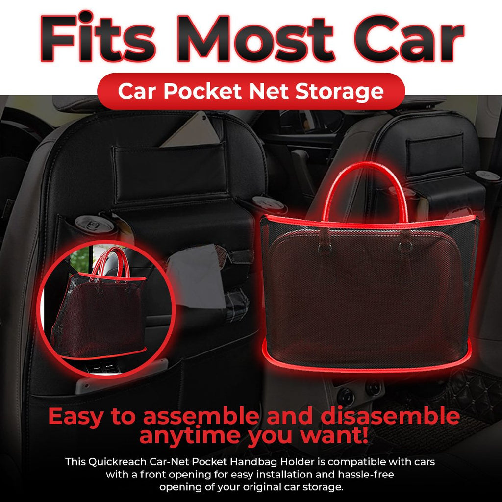QuickReach Car-Net Pocket Handbag Holder